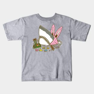 The Easter Shark Kids T-Shirt